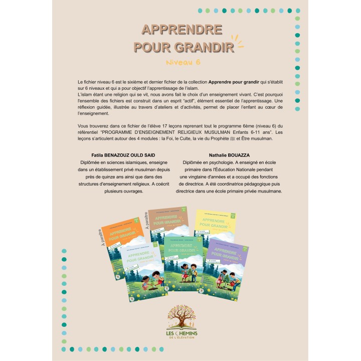 Apprendre pour grandir - Pochette Complète Niveau 6