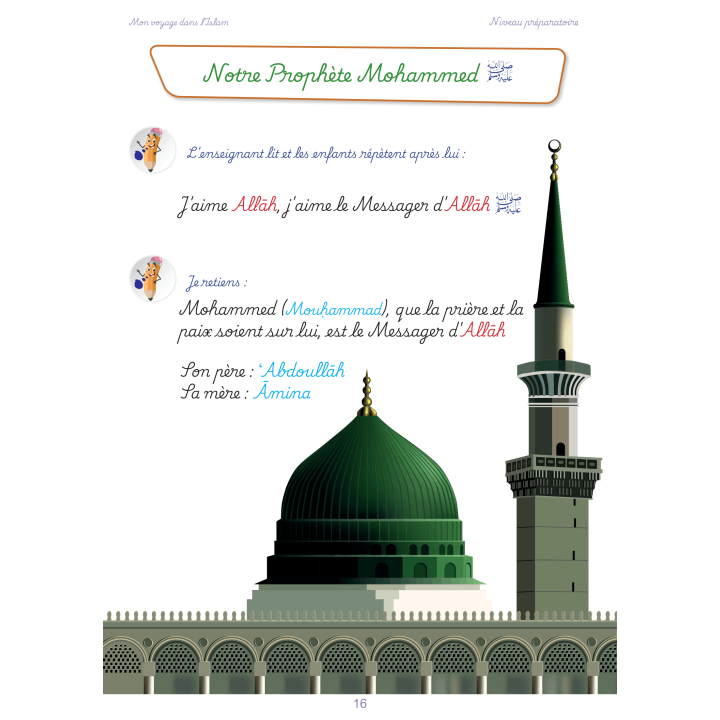 MON VOYAGE DANS L'ISLAM PREPARATOIRE