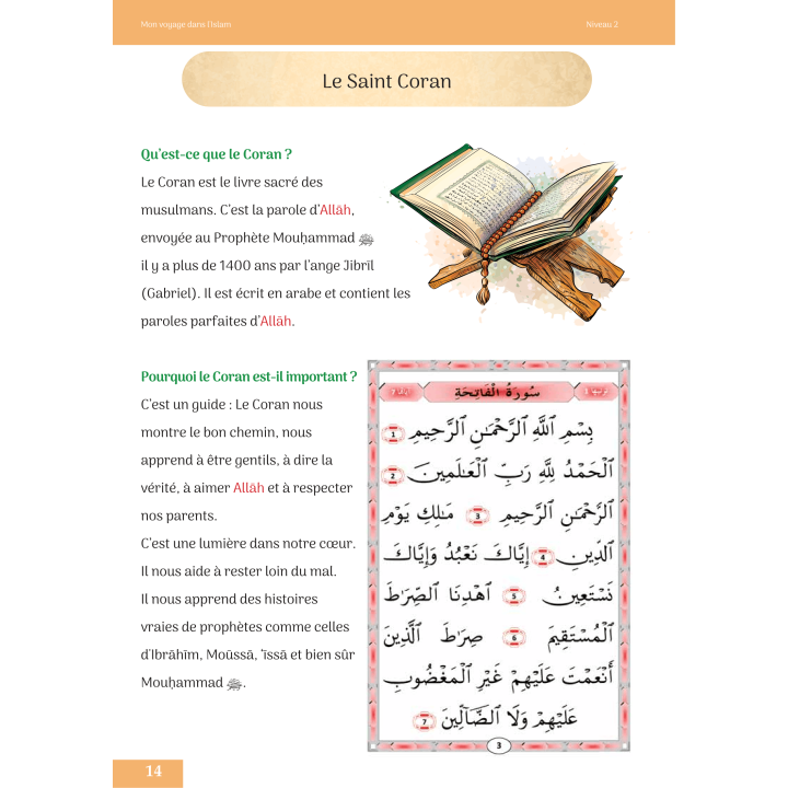 MON VOYAGE DANS L'ISLAM NIVEAU 2