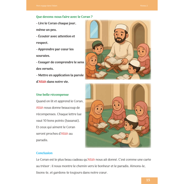 MON VOYAGE DANS L'ISLAM NIVEAU 2