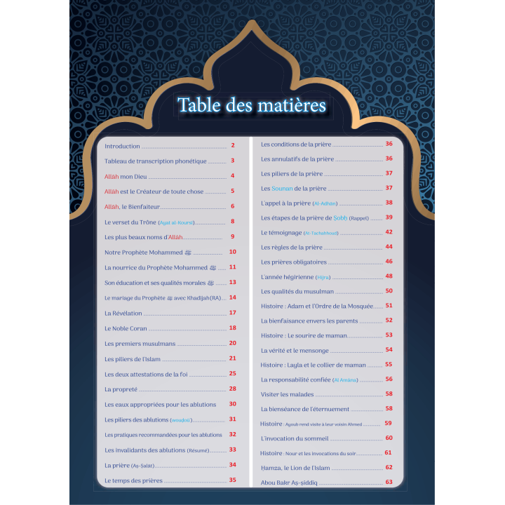 MON VOYAGE DANS L'ISLAM NIVEAU 3