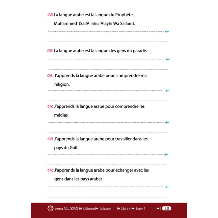 LECTURE ET EXERCICES NIVEAU 4 LP4 (LA HUPPE)